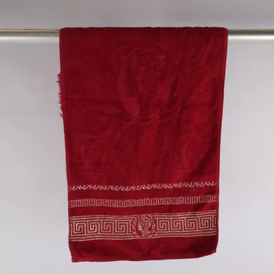 Badetuch (Rot) von Marika Tek Baumwolle