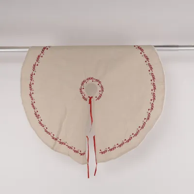 Christmas tree mat (Beige, Red) from Brauns Heitmann Cotton, Polyester
