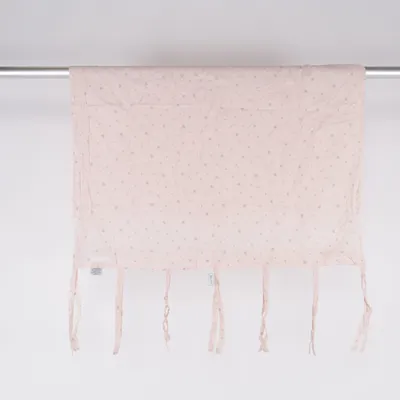 Rideau à œillets (Rose, Gris) de Maisons du Monde Coton