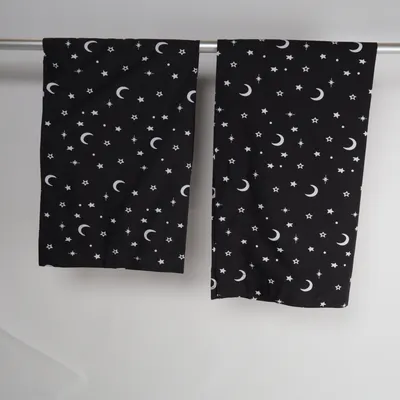 RIdeau occultant (Noir, Blanc)