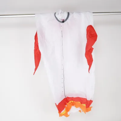 Maskeradkläder (Röd, Vit, Orange) från Bodysocks