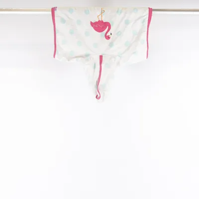 Badponcho (Wit, Blauw, Roze) van Shrinking Violet Katoen