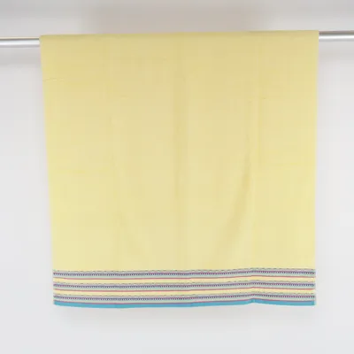 Bath towel (Yellow, Multicolored) from Emilia Lay Cotton