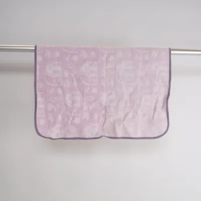 Couverture de bébé (Rose, Blanc) de Sebra Coton biologique