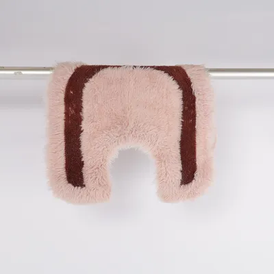 Tapis de salle de bain (Rose, Marron)