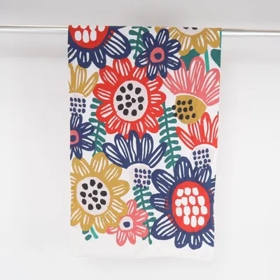 Duvet cover (White, Multicolored)