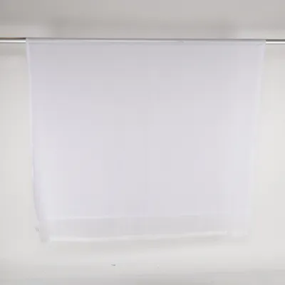 Rod pocket curtain (White) from My Home Polyester
