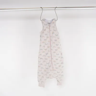 Swaddle sack (White, Multicolored) from Pusblu Organic cotton, Recycled polyester