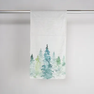 Bordløber (Hvid, Grøn, Blå) fra NKD Polyester