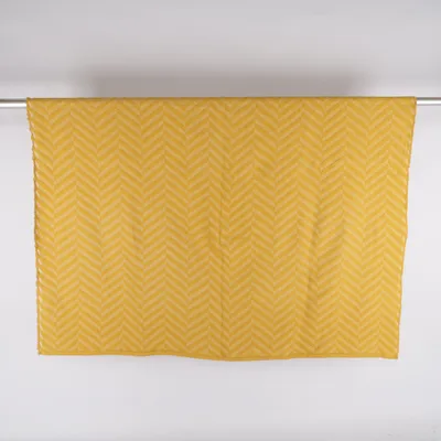Plaid (Jaune, Blanc) de David Fussenegger