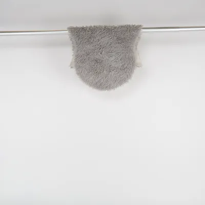 Hoogpolig vloerkleed (Grijs) van Micky Polyester