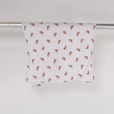 Baby blanket (White, Brown) from Lässig Organic cotton