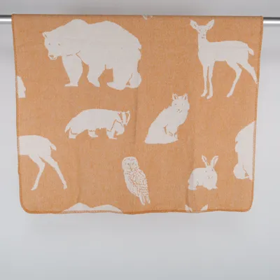 Filt (Beige, Vit) från Åhléns Akryl, Bomull