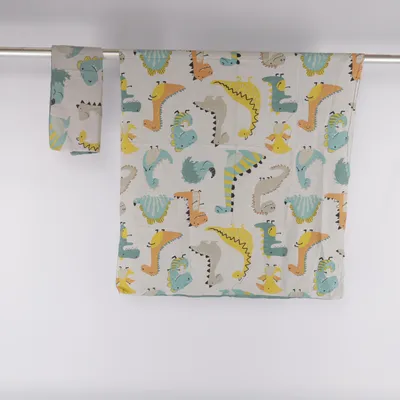 Bed set (White, Multicolored) from Home Cotton
