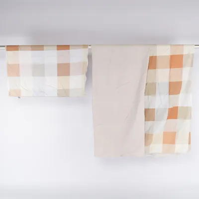 Dekbedset (Beige, Wit, Blauw) van Irisette Katoen