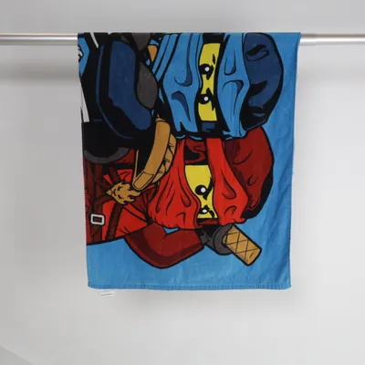 Beach towel (Blue, Red, Yellow, Black) from LEGO