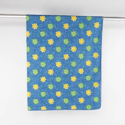 Tablecloth (Blue, Multicolored) from Scotchgard Cotton