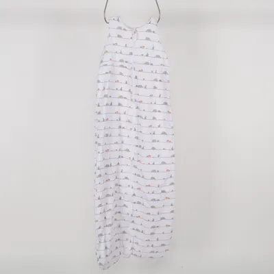 Babyslaapzak (Wit, Meerkleurig) van Pusblu Organisch katoen, Gerecycled polyester