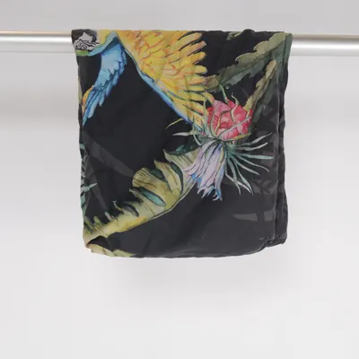 Textile (Black, Multicolored) from Indigo Cotton