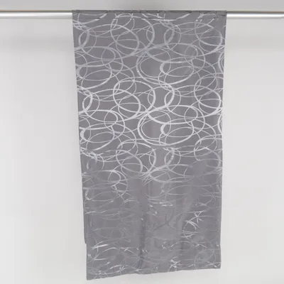 Loop curtain (Gray, Silver) from Modern Living Polyester