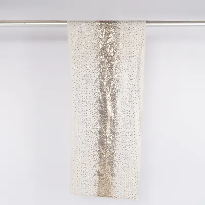 Chemin de table (Blanc, Or) de Home Creation Fibre métallique, Polyester