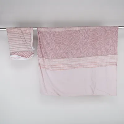 Bäddset (Röd, Beige, Brun) från Kleine Wolke Bomull