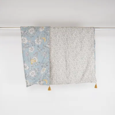 Bedspread (Blue, Yellow, White) from Linvosges Polyester