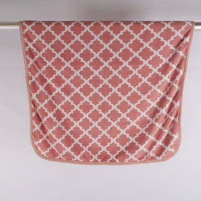 Baby deken (Roze, Wit) van Petite Chérie Polyester