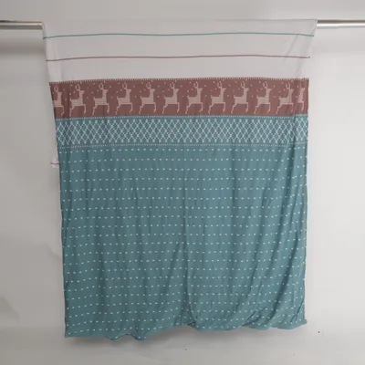 Parure de lit (Blanc, Bleu, Multicolore) de Novitesse Coton