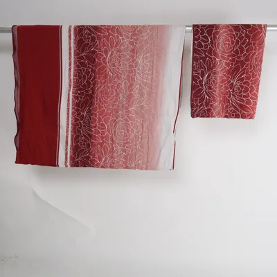 Bed set (White, Red) from Kaeppel Cotton