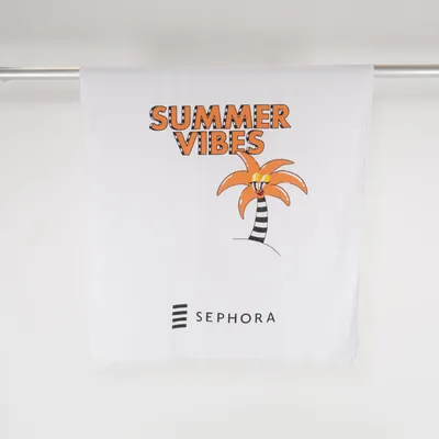 Serviette de plage (Blanc, Noir) de Sephora