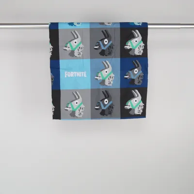 Påslakan (Blå, Flerfärgad) från Fortnite Bomull, Polyester