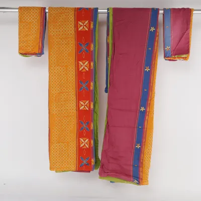Bed set (Green, Multicolored) from Avantgarde Cotton