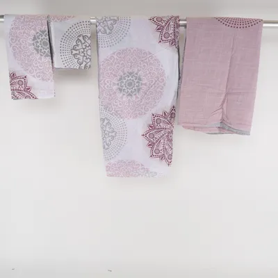 Bed set (White, Purple, Multicolored) from Home Cotton
