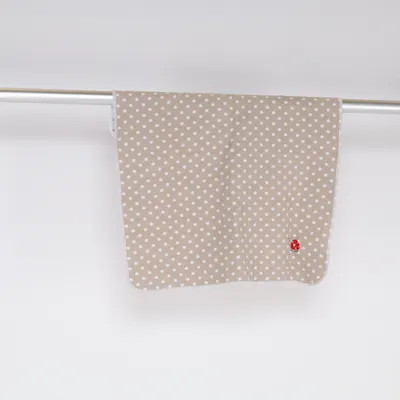 Babytæppe (Beige, Hvid) fra David Fussenegger Bomuld, Viscose