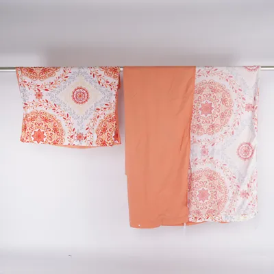 Bäddset (Orange, Vit, Flerfärgad) från Amazon Basics Polyester