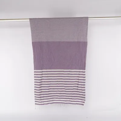 Beach towel (Purple, White) from Home Sweet Home