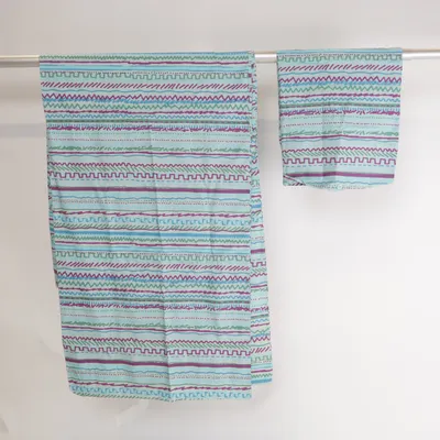 Parure de lit (Bleu, Violet, Vert, Blanc) de Cleptomanicx Coton