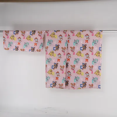 Bed set (Pink, Multicolored) from Character World Polyester
