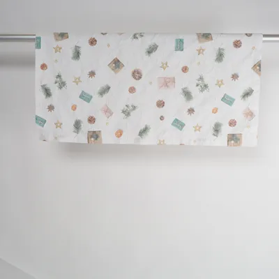 Tablecloth (White, Multicolored) from Erwin Müller Cotton, Polyester