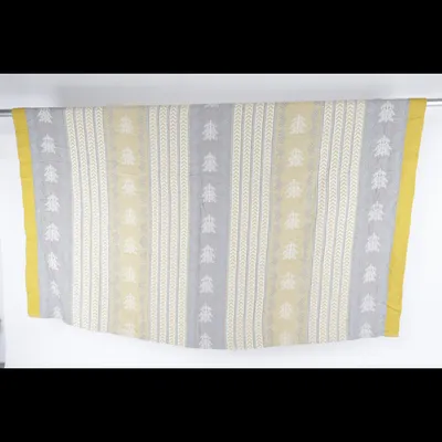 Blanket (Gray, Yellow, White) from Cotton Cotton