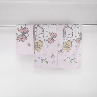 Sengesæt (Pink, Flerfarvet) fra Hello Kitty