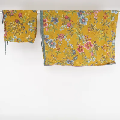 Bed set (Green, Yellow, Multicolored) from Pip Studio Cotton