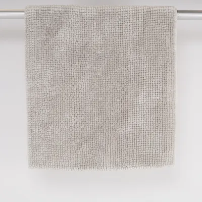 Bathroom mat (Badematte, Grey And White) from Tukan Polyester