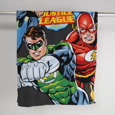 Handdoek (Blauw, Geel, Rood) van Justice League