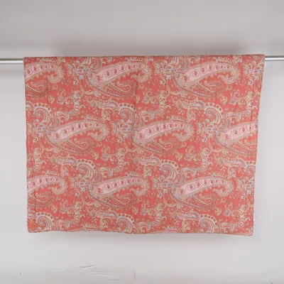 Sprei (Rood, Beige, Blauw) van Loberon Katoen