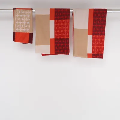 Housse de coussin (Rouge, Orange, Beige) de Polarstern Polyester