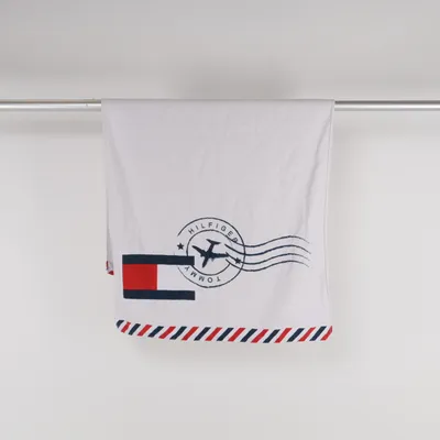Beach towel (White, Blue, Red) from Tommy Hilfiger Cotton
