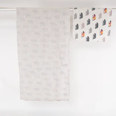 Bäddset (Vit, Flerfärgad) från Primark Home Bomull, Polyester