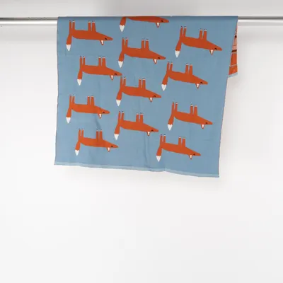 Babytæppe (Blå, Orange) fra Tranquillo Økologisk bomuld